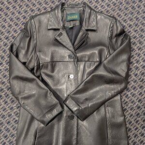 Women's Danier Black Genuine  Leather Jacket